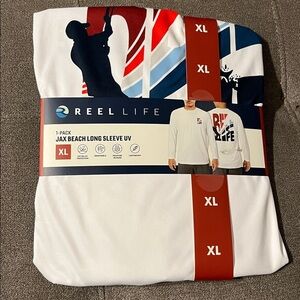 Reel Life White Long Sleeve Tee